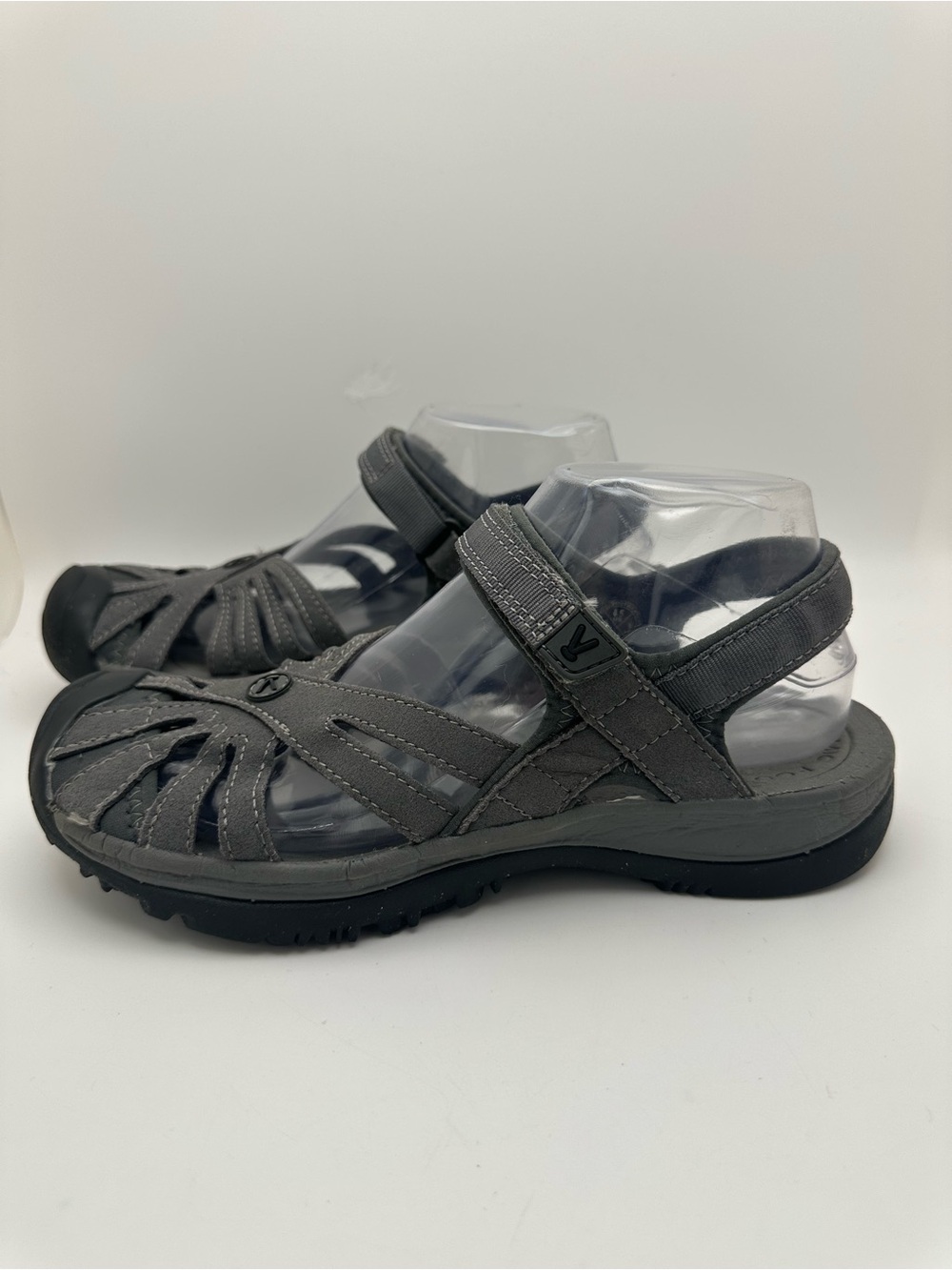 KEEN Rose Sandal Women Sz 8.5 Gray Water Hiking Closed Toe Ankle Strap 1014463 - Picture 5 of 14